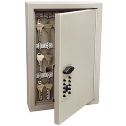 Kidde TouchPoint Clay Steel Key Cabinet 12 in. 8 in. 3 in.