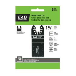 Exchange-A-Blade 1-1/4 in. W Oscillating Accessory 5 pc