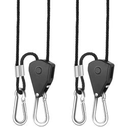 iPower 8 ft. L Black/Silver Rope Clip Hanger 150 lb 1 pk