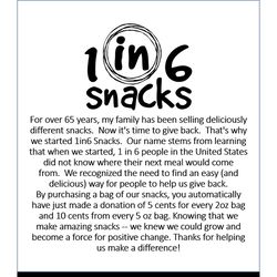 1 in 6 Snacks Pine State White Cheddar Popcorn 6 oz Bagged