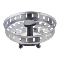 Ace 3-1/2 in. D Polished Stainless Steel Strainer Basket Silver