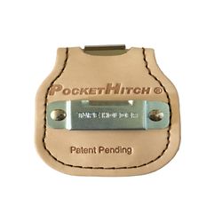 Pocket Hitch 2.5 in. W X 2 in. H Leather Tool Pouch Brown 1 pc