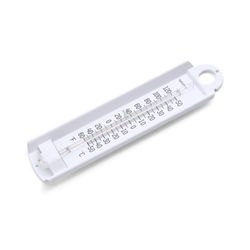 Taylor Tube Thermometer Aluminum White 8.86 in.