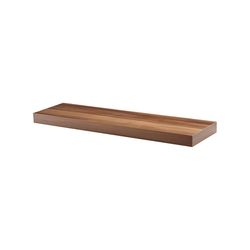 Dolle BIG BOY 2 in. H X 35.4 in. W X 9.8 in. D Walnut Wood Floating Shelf