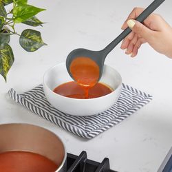 Tovolo Flex-Core Charcoal Silicone Ladle