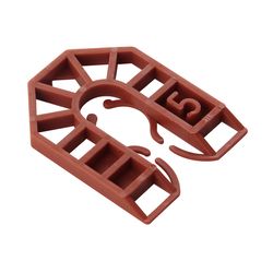 Shark Shim Broadfix 1 11/16 in. W X 2 in. L Hard Plastic Small U Shims 100 pk