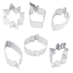 R&M International Silver Steel Cookie Cutter Set