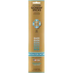Gonesh Extra Rich Rain Scent Incense Sticks 1 oz Solid 20 pk