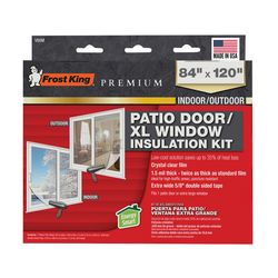Frost King Indoor and Outdoor Window Shrink Film 120 in. L X 84 in. W 1 pk