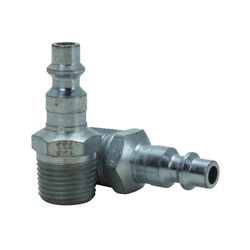 Milton Steel Air Plug 3/8 in. Male 2 pc