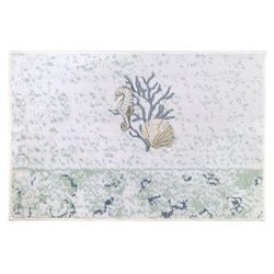 Avanti Linens Coastal Terrazzo 30 in. L X 20 in. W Multicolored Cotton Bath Rug
