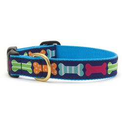 Up Country Multicolor Big Bones Nylon Dog Collar X-Small