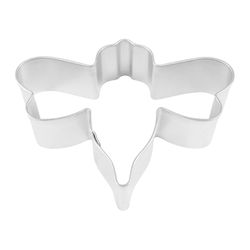 R&M International Corp 2 in. W X 3 in. L Bumble Bee Cookie Cutter Silver 1 pc