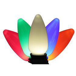 Holiday Bright Lights LED PS C9 Multicolored 25 ct Christmas Light Bulbs