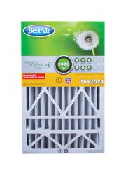 BestAir 25 in. W X 16 in. H X 4 in. 8 MERV Pleated Air Filter 1 pk