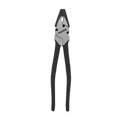 Maasdam 10 in. Forged Steel Round Nose Pliers