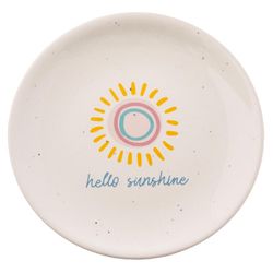 Karma Reese 3.75 in. H X 3 in. L Multicolored Ceramic Trinket Tray