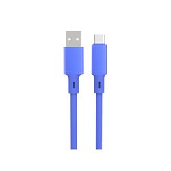 A.S.K USB to Type C Cable 12 ft. Blue