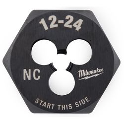 Milwaukee SAE 12-24 Hex Threading Die