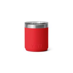 YETI Rambler 10 oz Rescue Red BPA Free Ceramic Lined Stackable Lowball Tumbler with MagSlider Lid