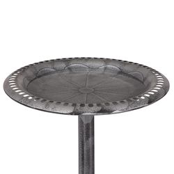 Alpine Plastic 20.25 in. Bird Bath with Stake