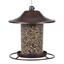Perky-Pet Wild Bird 2 lb Metal/Plastic Panorama Bird Feeder 1 ports