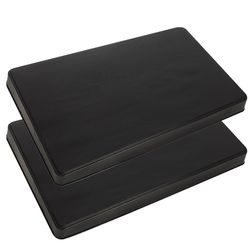 Range Kleen Black Steel Burner Kover Set