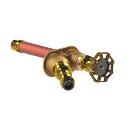 Woodford Model 27 1/2 in. MIP in. Sweat Anti-Siphon Brass Freezeless Wall Faucet