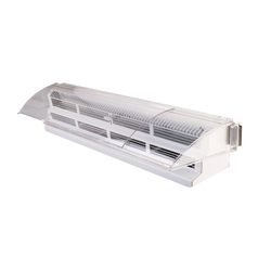 Deflect-O Jordan 5 in. H X 15-1/2 in. W 1-Way Clear Plastic Air Deflector