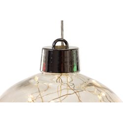 Celebrations LED RGWW Globe Ornament 8 in. Hanging Decor