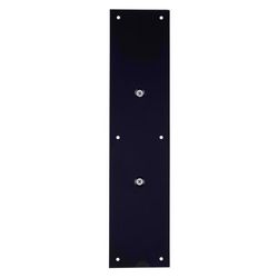 Brinks Commercial 15 in. L Matte Black Aluminum Pull Plate