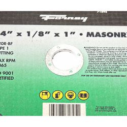Forney 14 in. D X 1 in. X 1/8 in. thick Silicon Carbide Masonry/Asphalt Cutting Wheel 1 pc