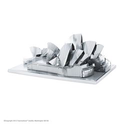 Fascinations Metal Earth Sydney Opera House 3D Model Kit Silver