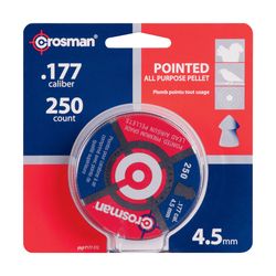 Crosman Airgun Pointed Pellets 0.177 Caliber 7.4 grain 250 pk
