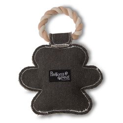 Pavilion Pavilion's Pets For Dog Black/Gray Cotton Paw Squeak Dog Toy 9.5 1 pk