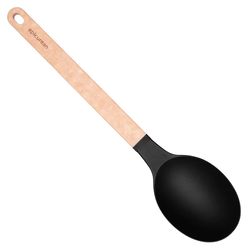 Epicurean Gourmet Black/natural Nylon/Paper Composite Spoon