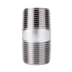 STZ Industries 3/4 in. MIP each X 3/4 in. D MIP Galvanized Steel 2 in. L Nipple