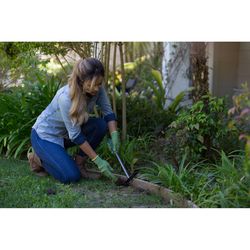 Yard Butler Terra 15 in. Steel Weeder Steel Handle