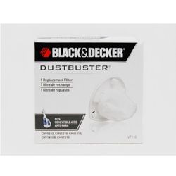 Black+Decker Dustbuster Vacuum Filter For Cleaning 1 pk CHV9610, CHV1210, CHV1410, CHV1410B, CHV1410