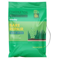 Sunday Bare Repair Tall Fescue Grass Sun or Shade Fertilizer/Mulch/Seed 4.5 lb