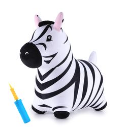 iPlay iLearn Bouncy Pals Hopping Ball Black/White