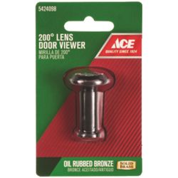 Ace 0.54 in. D 200 deg Oil Rubbed Bronze Brass Door Viewer