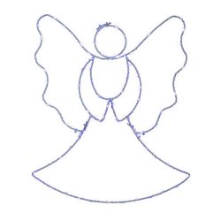 Celebrations LED Multi Angel Silhoutte 13 in. Hanging Decor