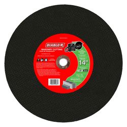 Diablo 14 in. D X 1 in. X 1/8 in. thick Silicon Carbide High Speed Masonry Cut-Off Disc 1 pk