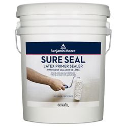 Benjamin Moore Sure Seal White Flat Acrylic Latex Primer Sealer 5 gal
