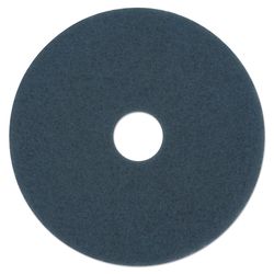 Boardwalk 20 in. D Non-Woven Natural/Polyester Fiber Floor Pad Blue