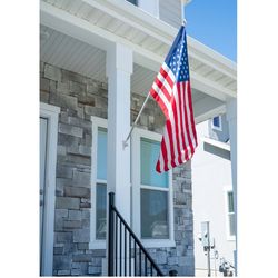 Valley Forge 10 in. L Aluminum Flag Pole Bracket Brushed