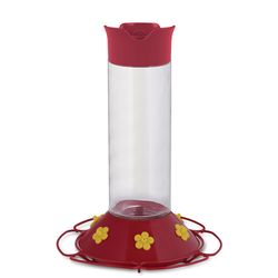 Perky-Pet Hummingbird 30 oz Glass/Plastic Nectar Bird Feeder 6 ports