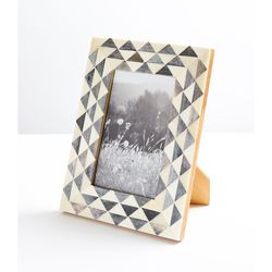 Matr Boomie Varuna Gray Bone Picture Frame 4x6 in.