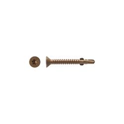 Big Timber No. 10 Sizes X 1-5/8 in. L Star Bronze Deep Wood Screws 113 pk